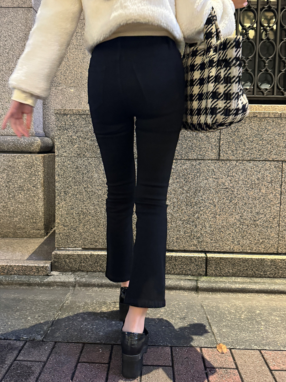 セミフレアハイウエストデニムパンツ | 詳細画像15