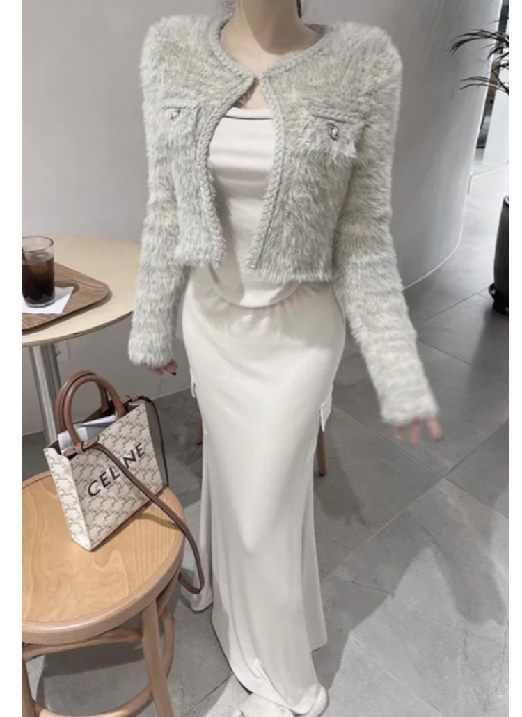 ファータッチフラップホックカーディガン | 詳細画像3