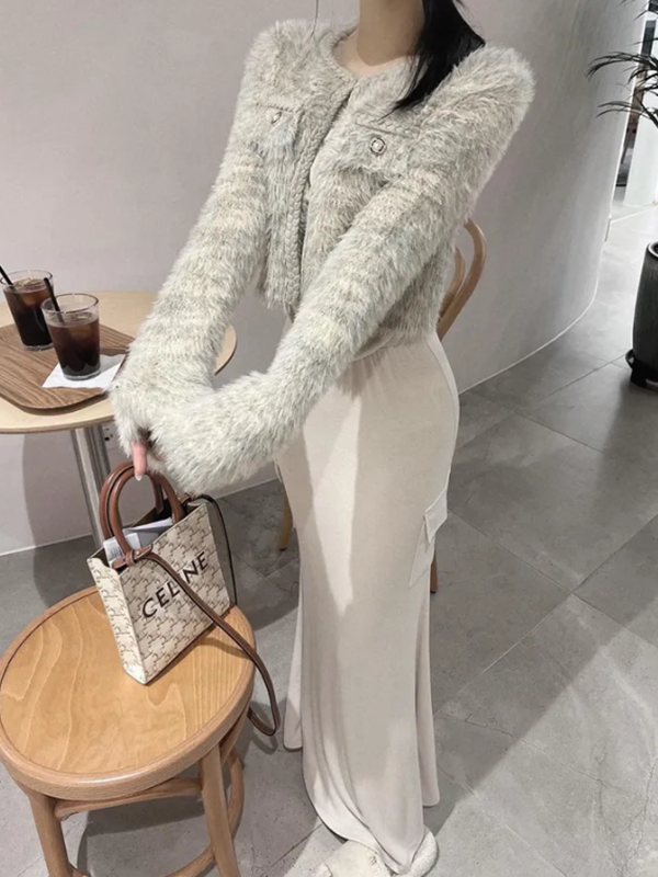 ファータッチフラップホックカーディガン | 詳細画像4