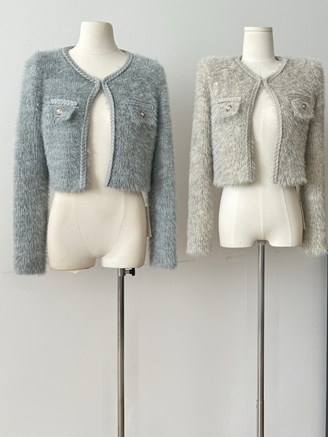 ファータッチフラップホックカーディガン | 詳細画像9