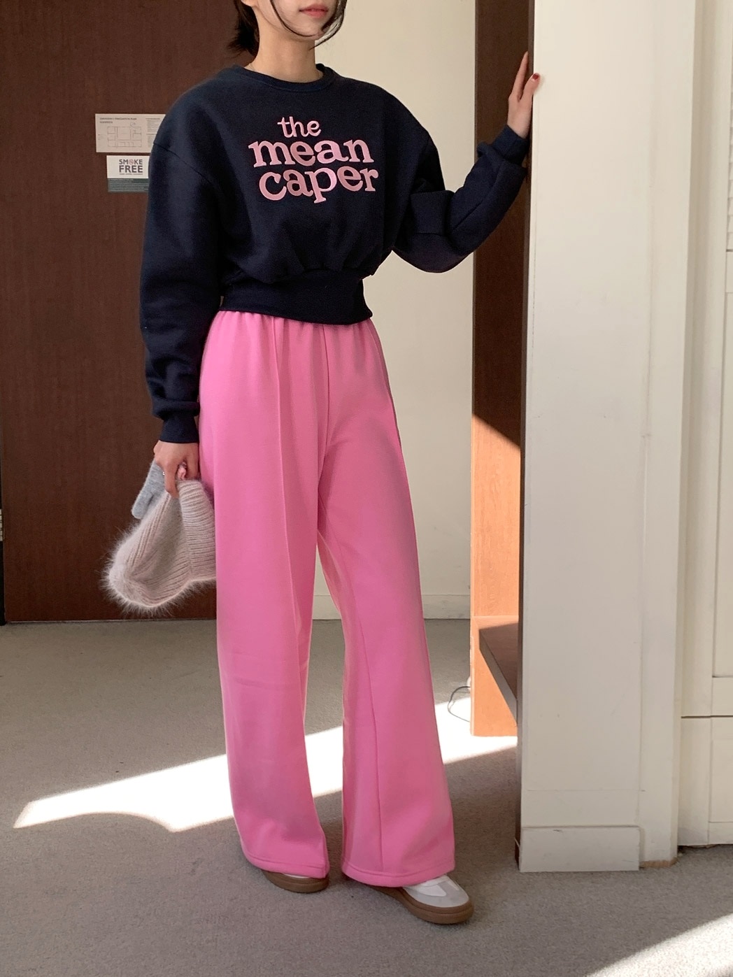 裏起毛caper刺繍スウェット&ワイドパンツSET | 詳細画像6