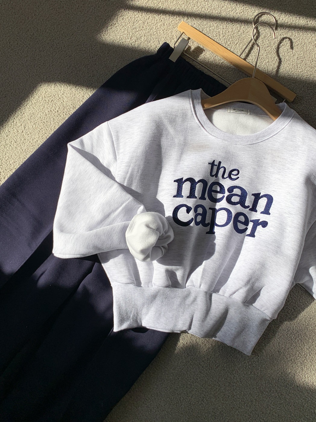 裏起毛caper刺繍スウェット&ワイドパンツSET | 詳細画像18