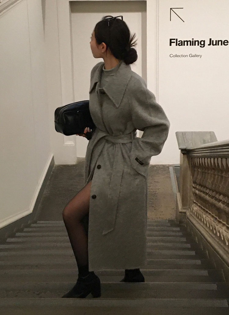 beidelli made]フライフロントウールコート | レディースファッション