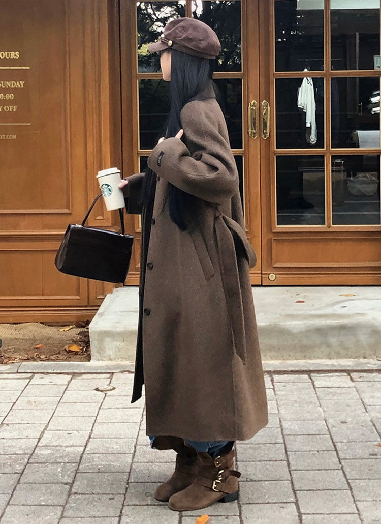 beidelli made]フライフロントウールコート | レディース