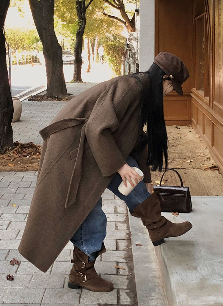 beidelli made]フライフロントウールコート | レディースファッション