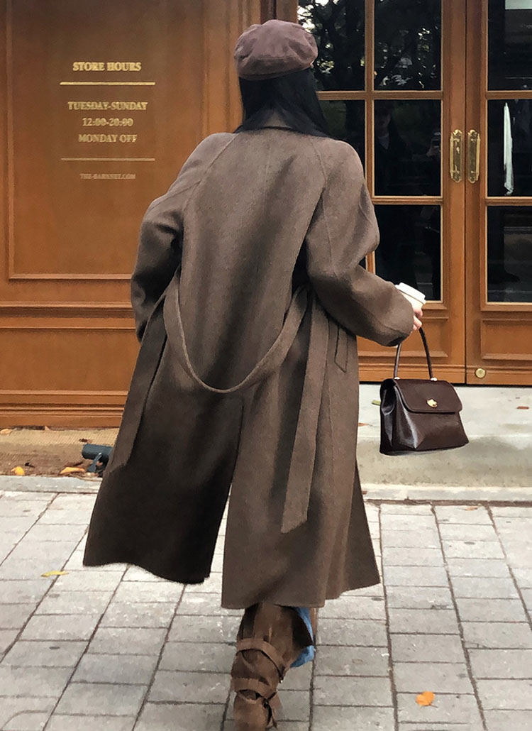 beidelli made]フライフロントウールコート | レディースファッション