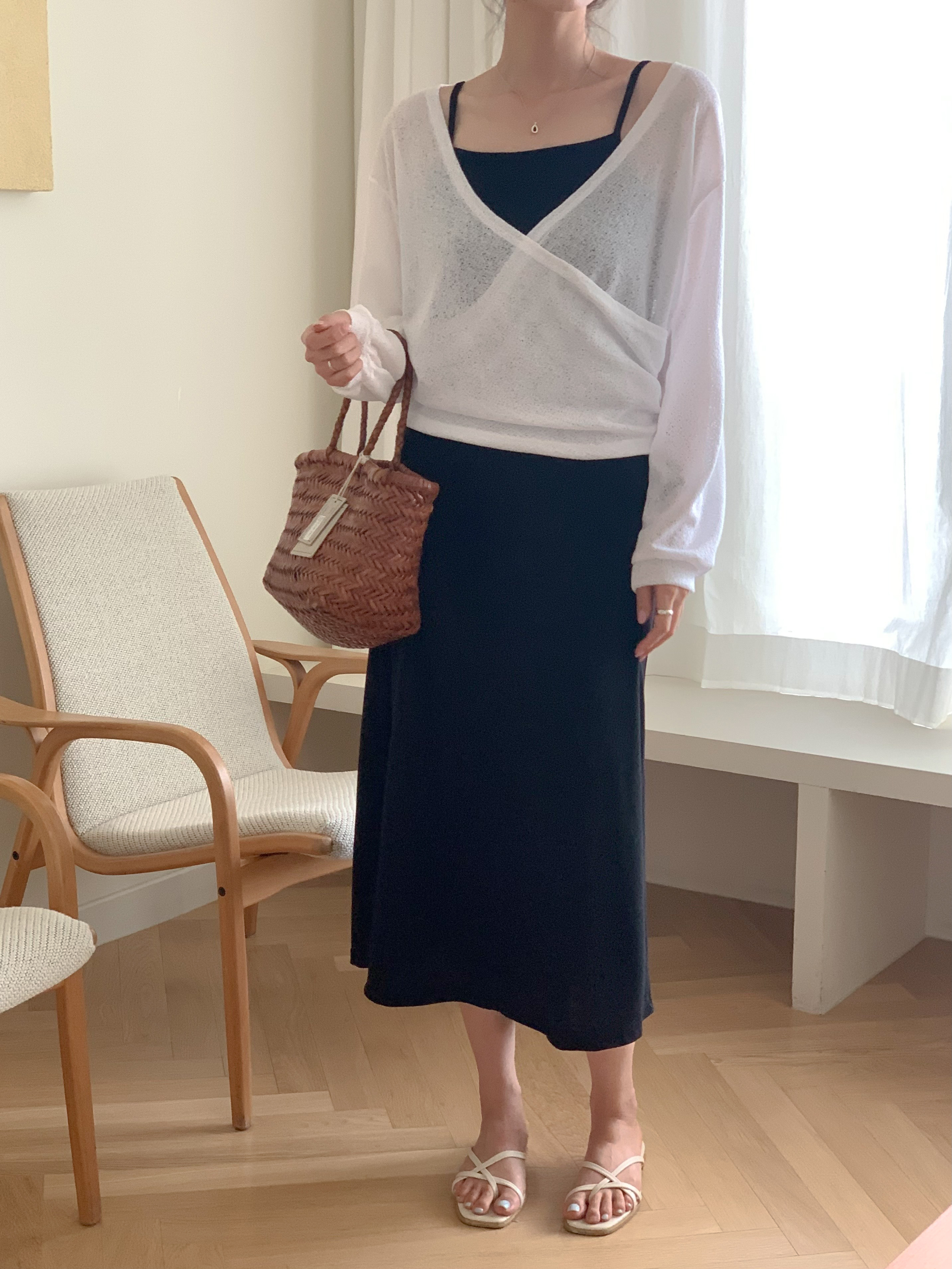 シアーカシュクールTシャツ&キャミワンピースSET | 詳細画像10