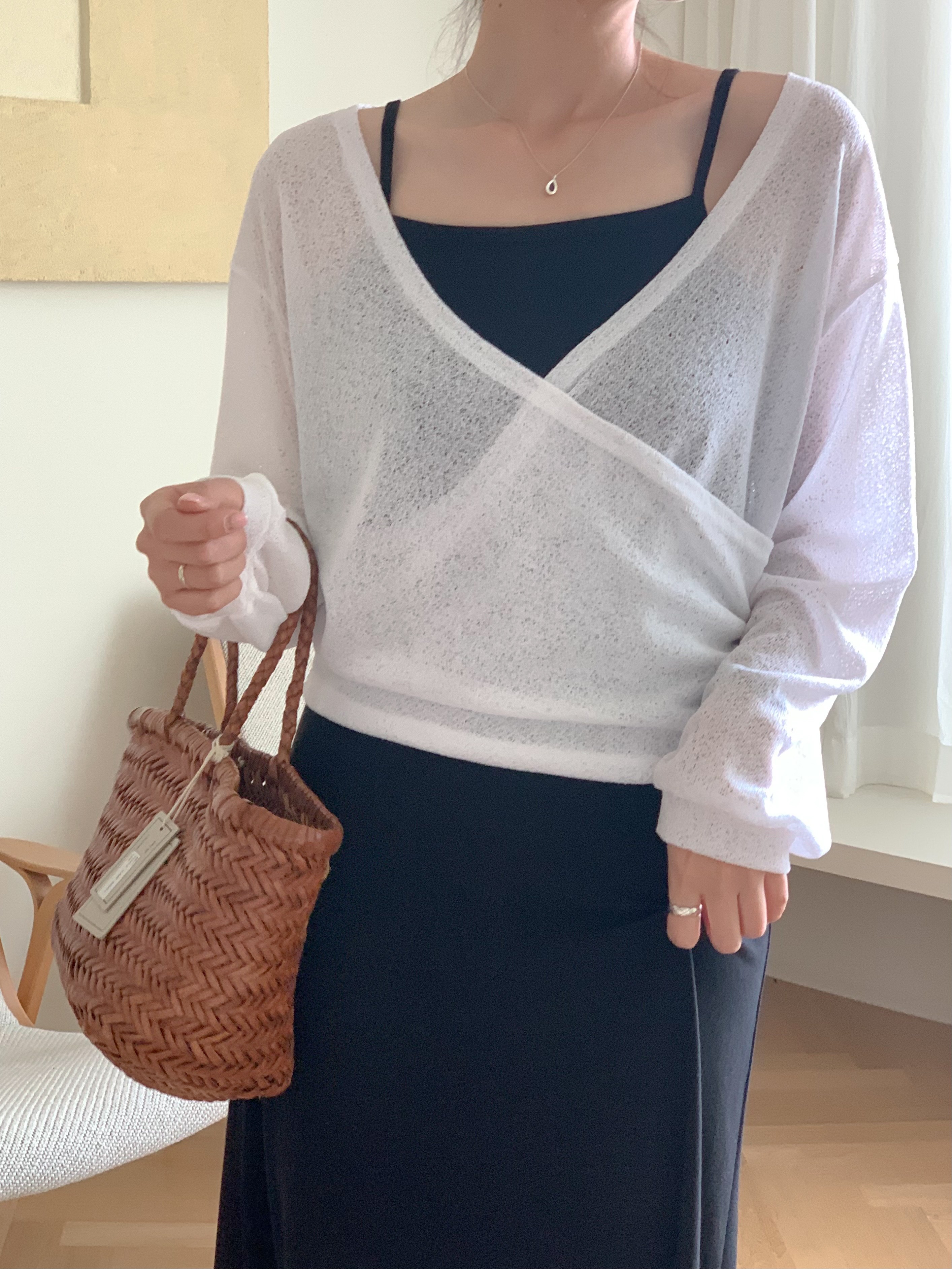 シアーカシュクールTシャツ&キャミワンピースSET | 詳細画像11