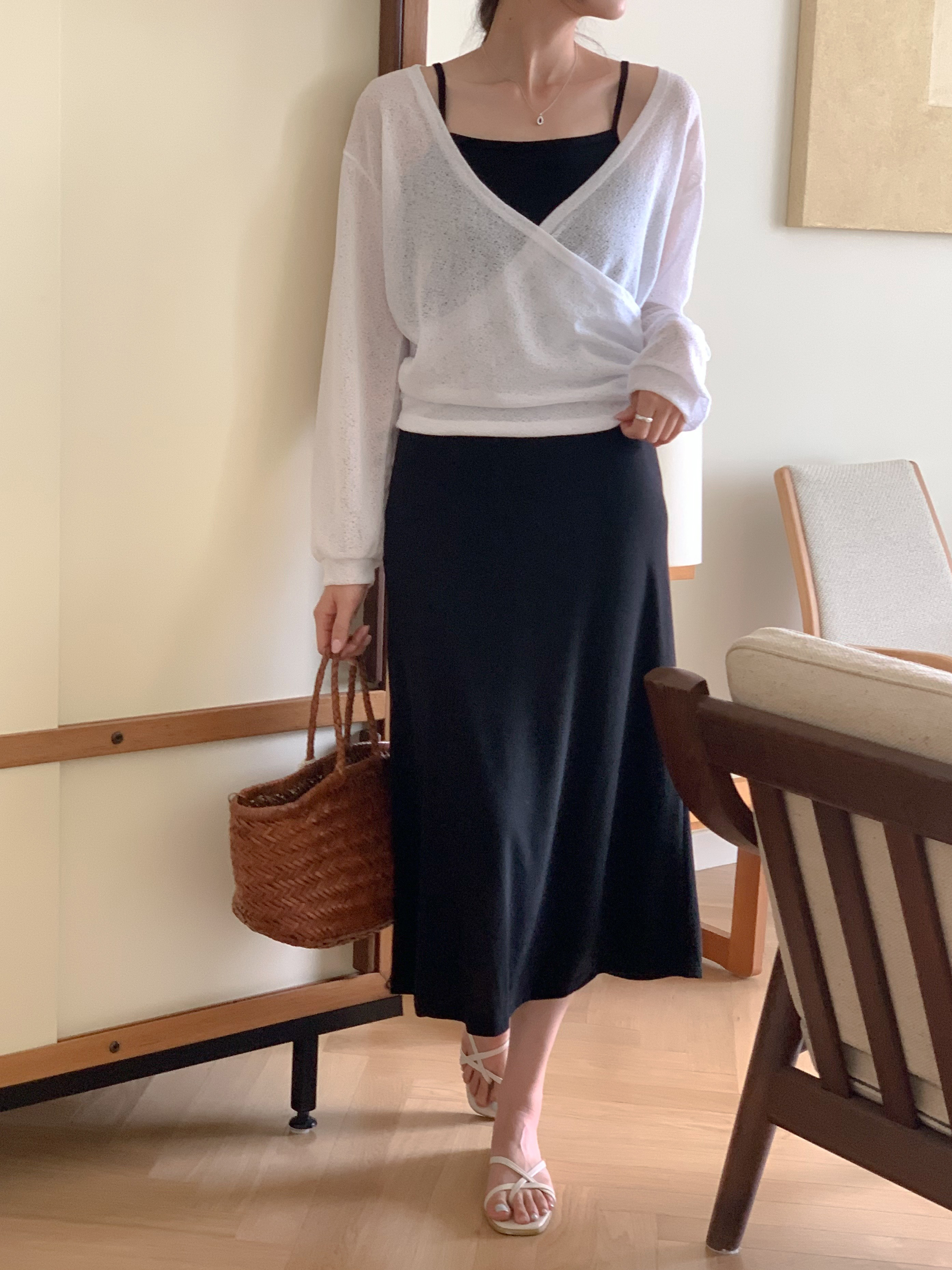 シアーカシュクールTシャツ&キャミワンピースSET | 詳細画像12
