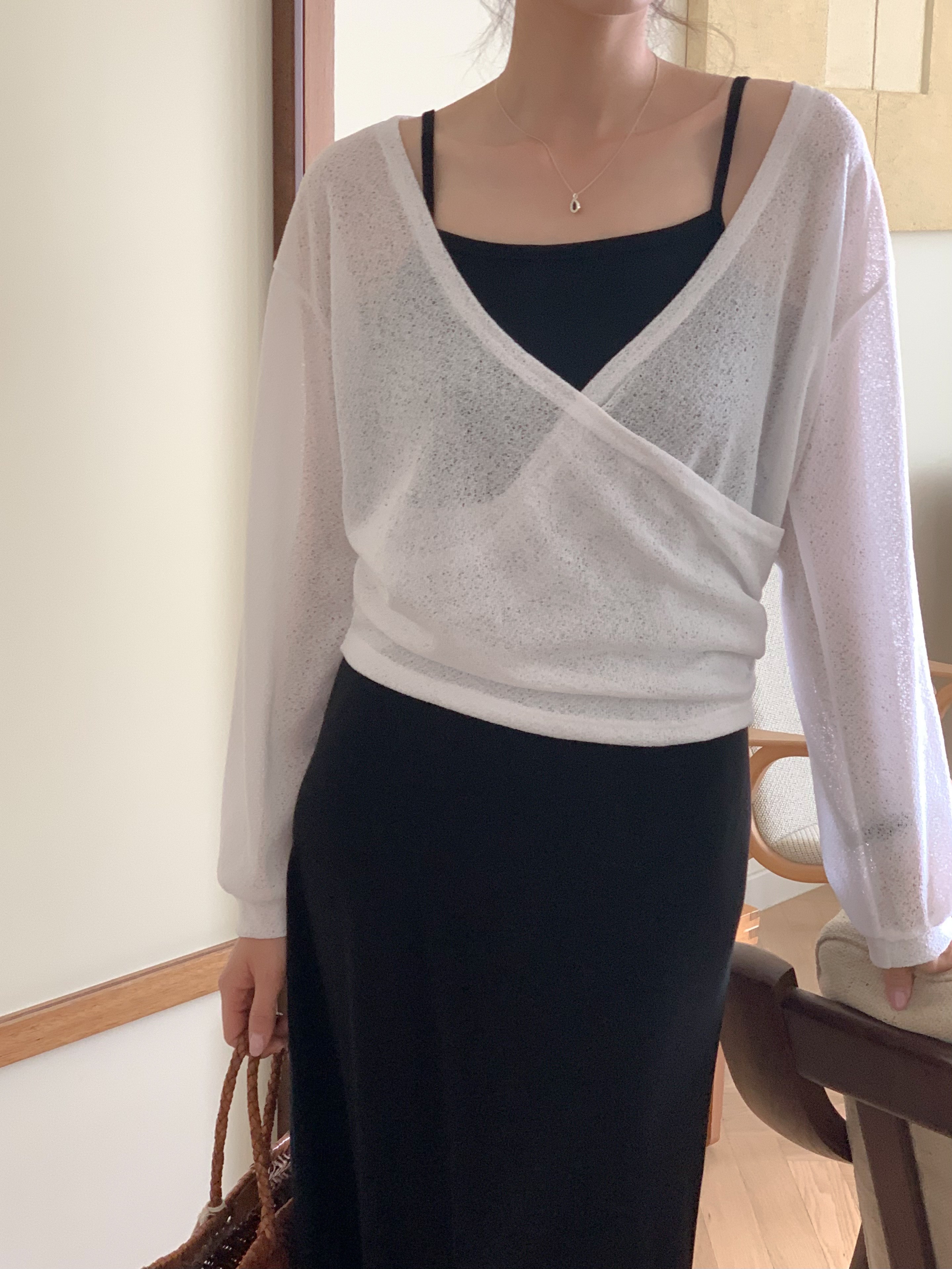 シアーカシュクールTシャツ&キャミワンピースSET | 詳細画像13