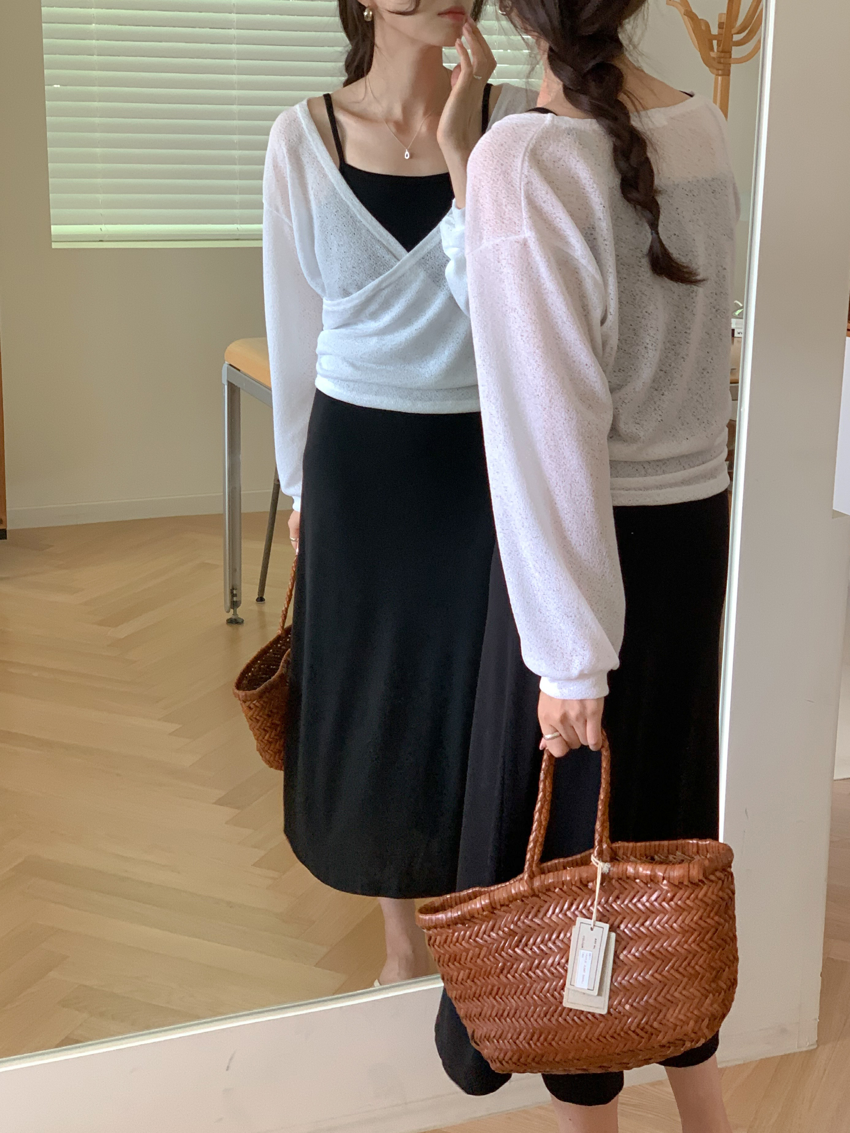 シアーカシュクールTシャツ&キャミワンピースSET | 詳細画像14