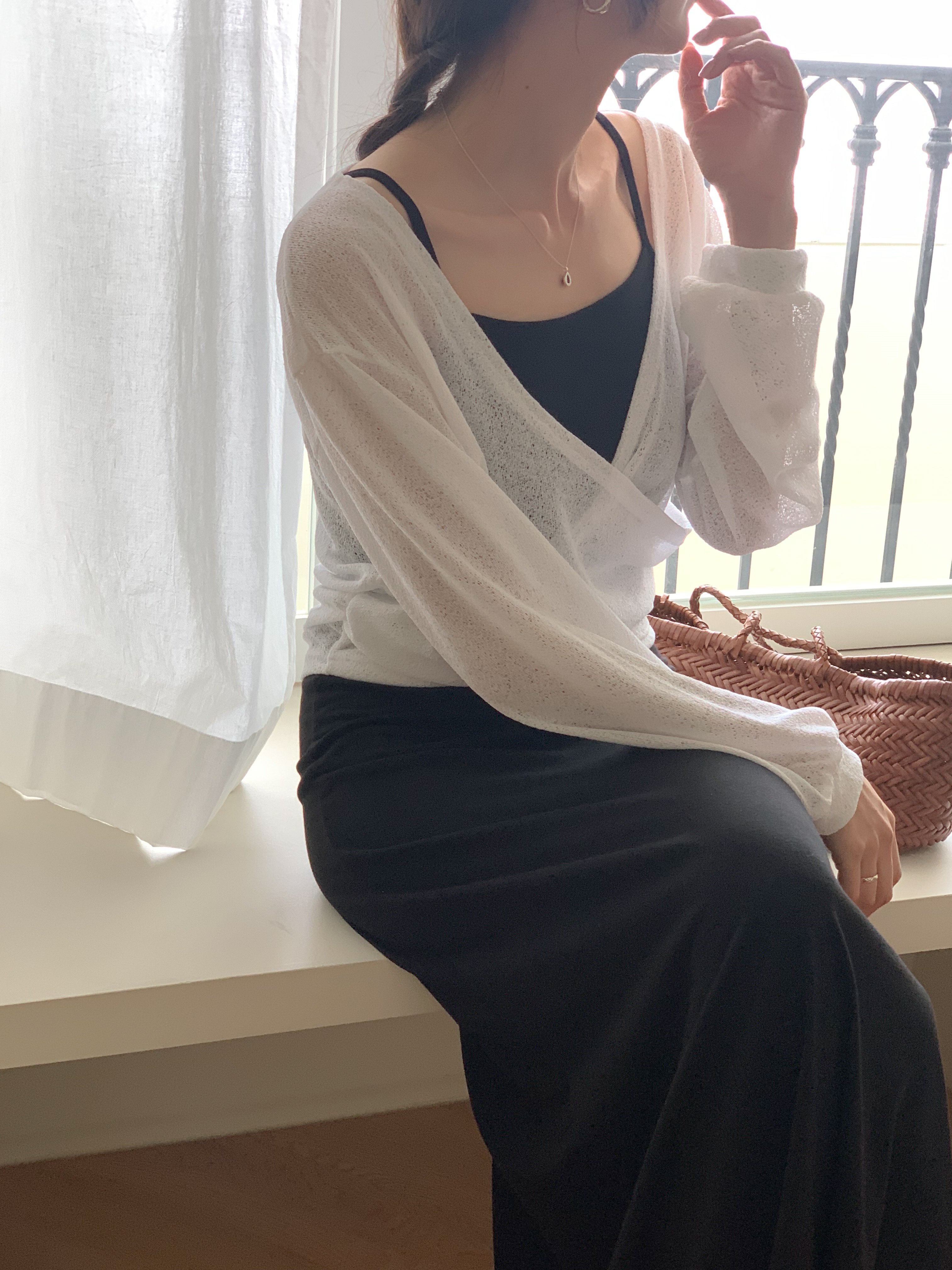 シアーカシュクールTシャツ&キャミワンピースSET | 詳細画像19