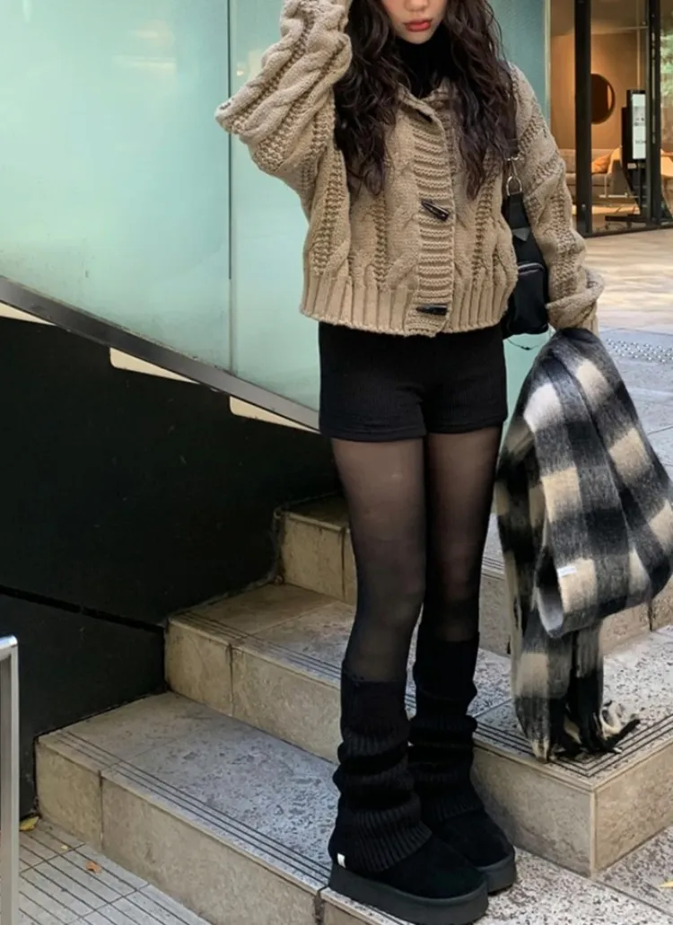 リブニットショートパンツ | anyonemore | 詳細画像1