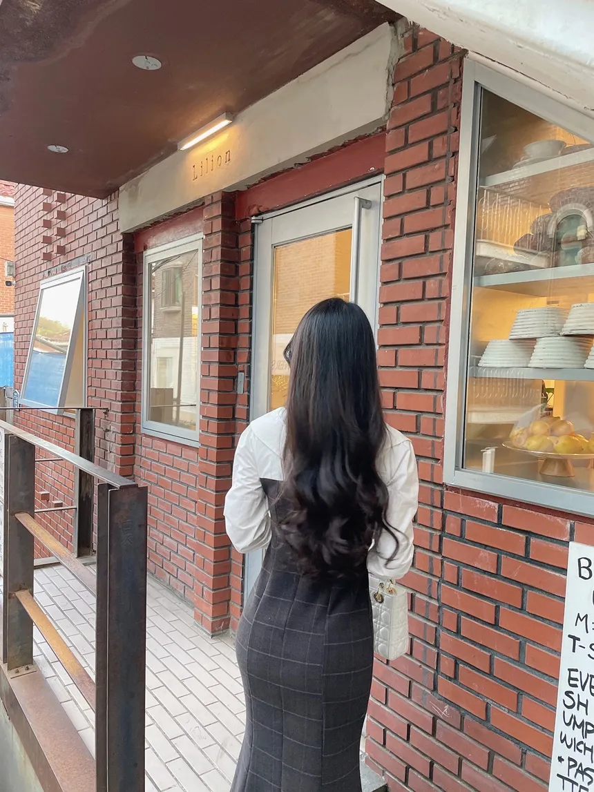 ワイドオープンカラーチェック配色ワンピース | mirangmirang | 詳細画像10