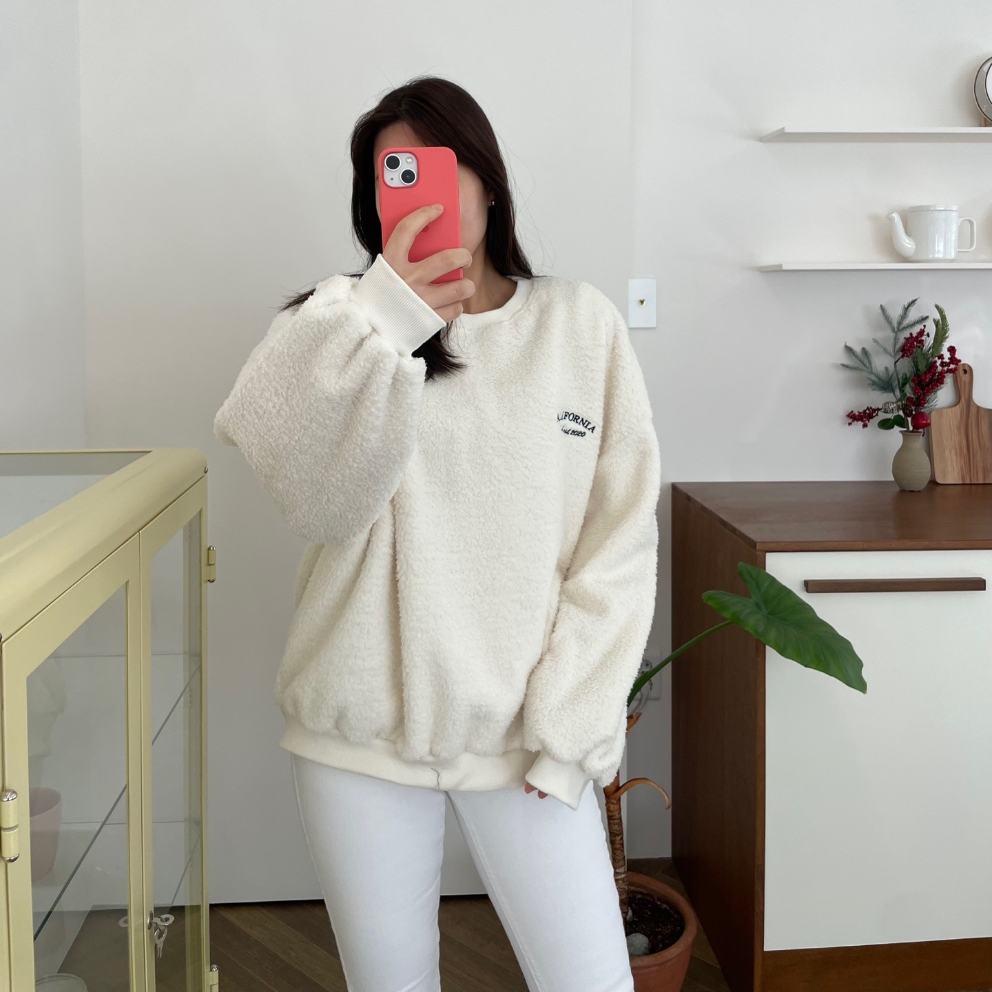 両起毛ミニ刺繍ロゴスウェット | 詳細画像6