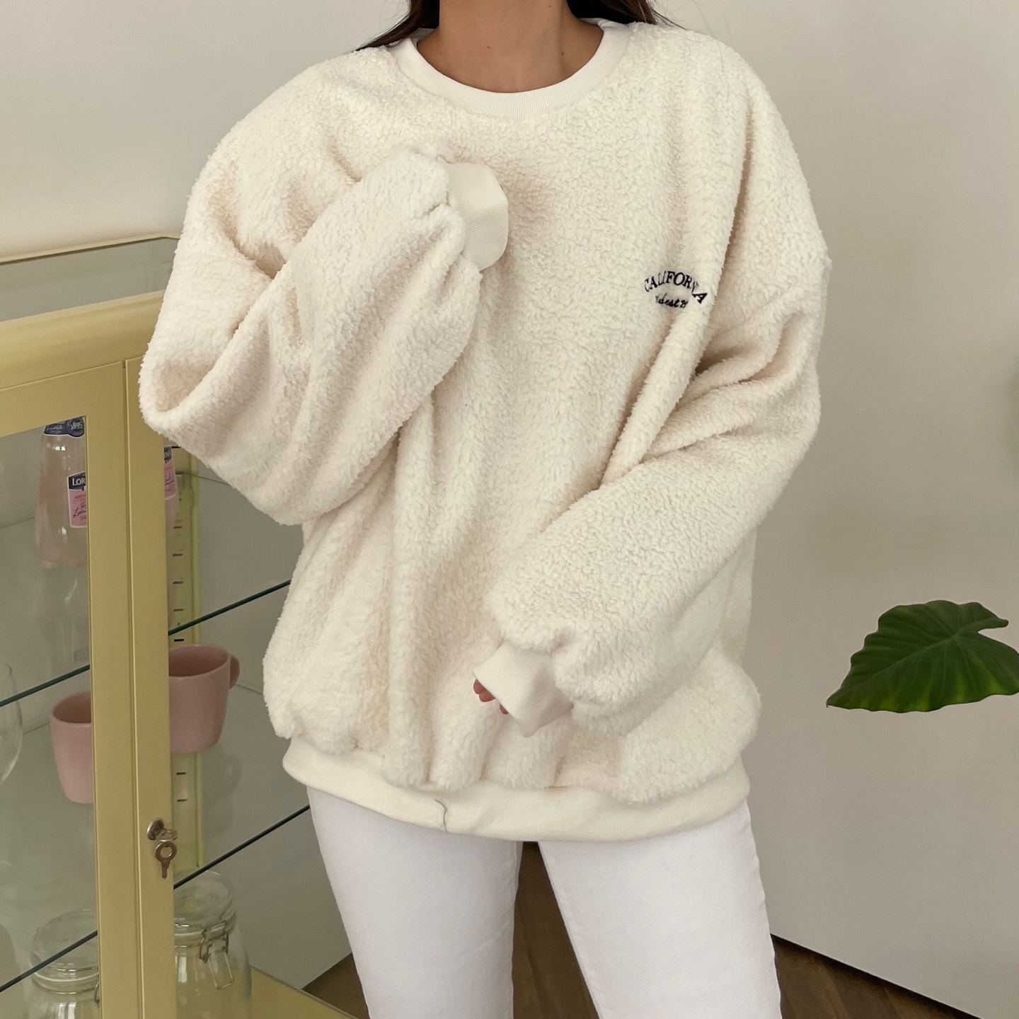 両起毛ミニ刺繍ロゴスウェット | 詳細画像5