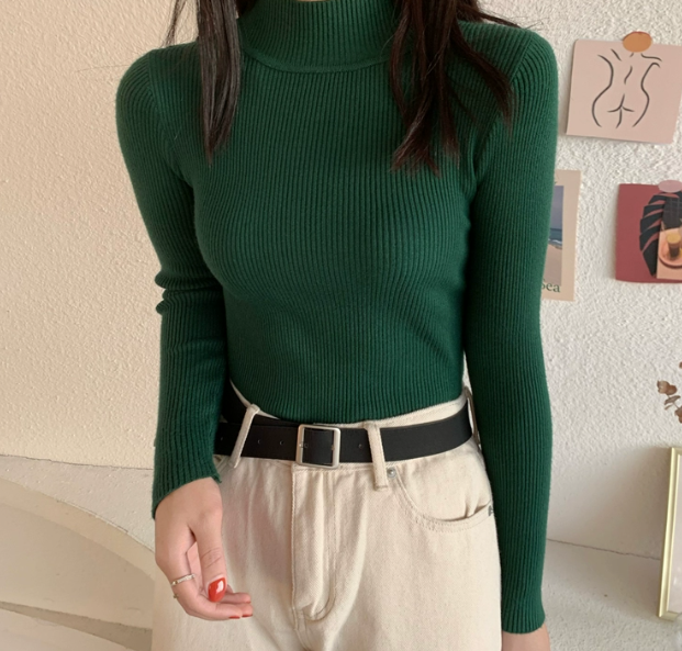 タートルネックスリムリブニット | 詳細画像2