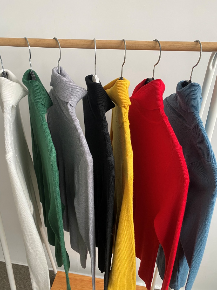 タートルネックスリムリブニット | 詳細画像18