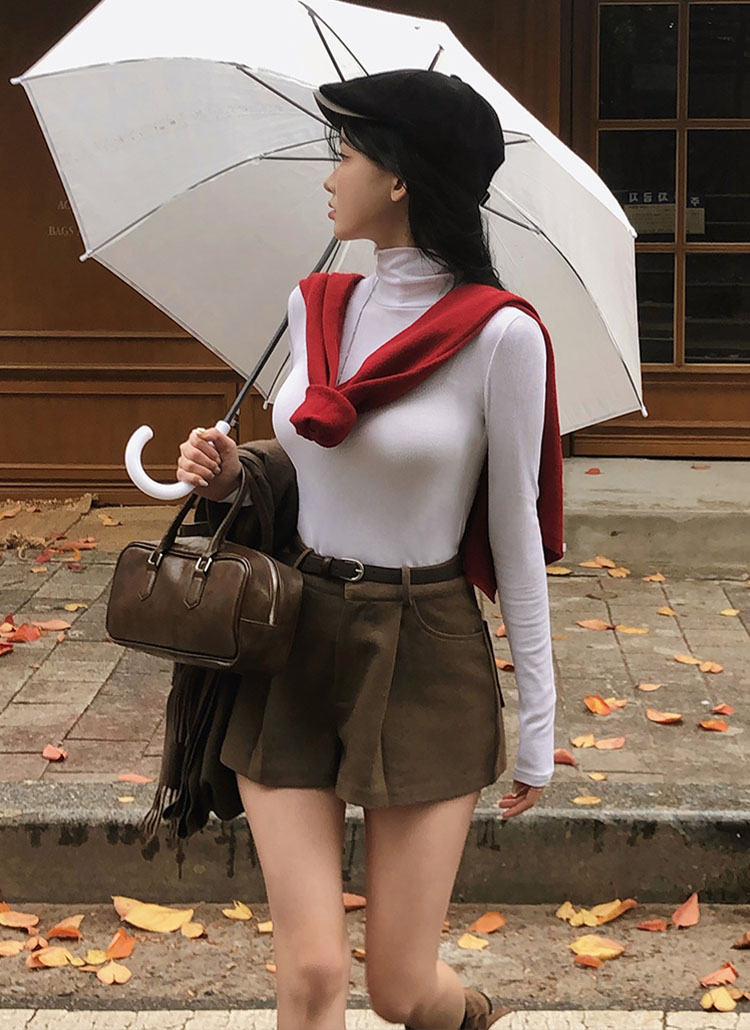 beidelli made]ストレッチタートルネックTシャツ | レディース