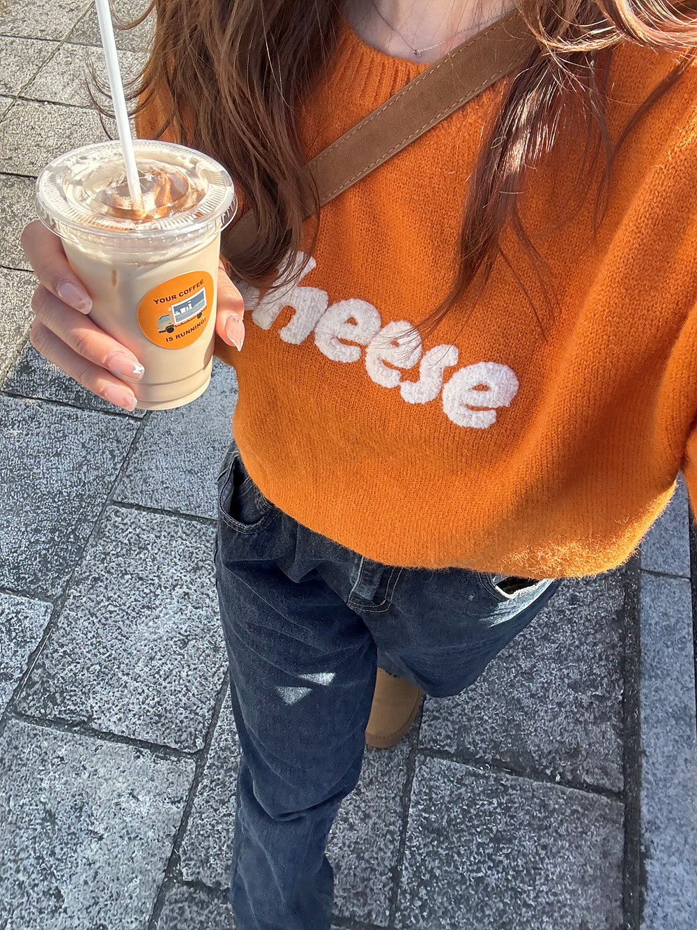 ラウンドネックCheeseロゴニット | 詳細画像4