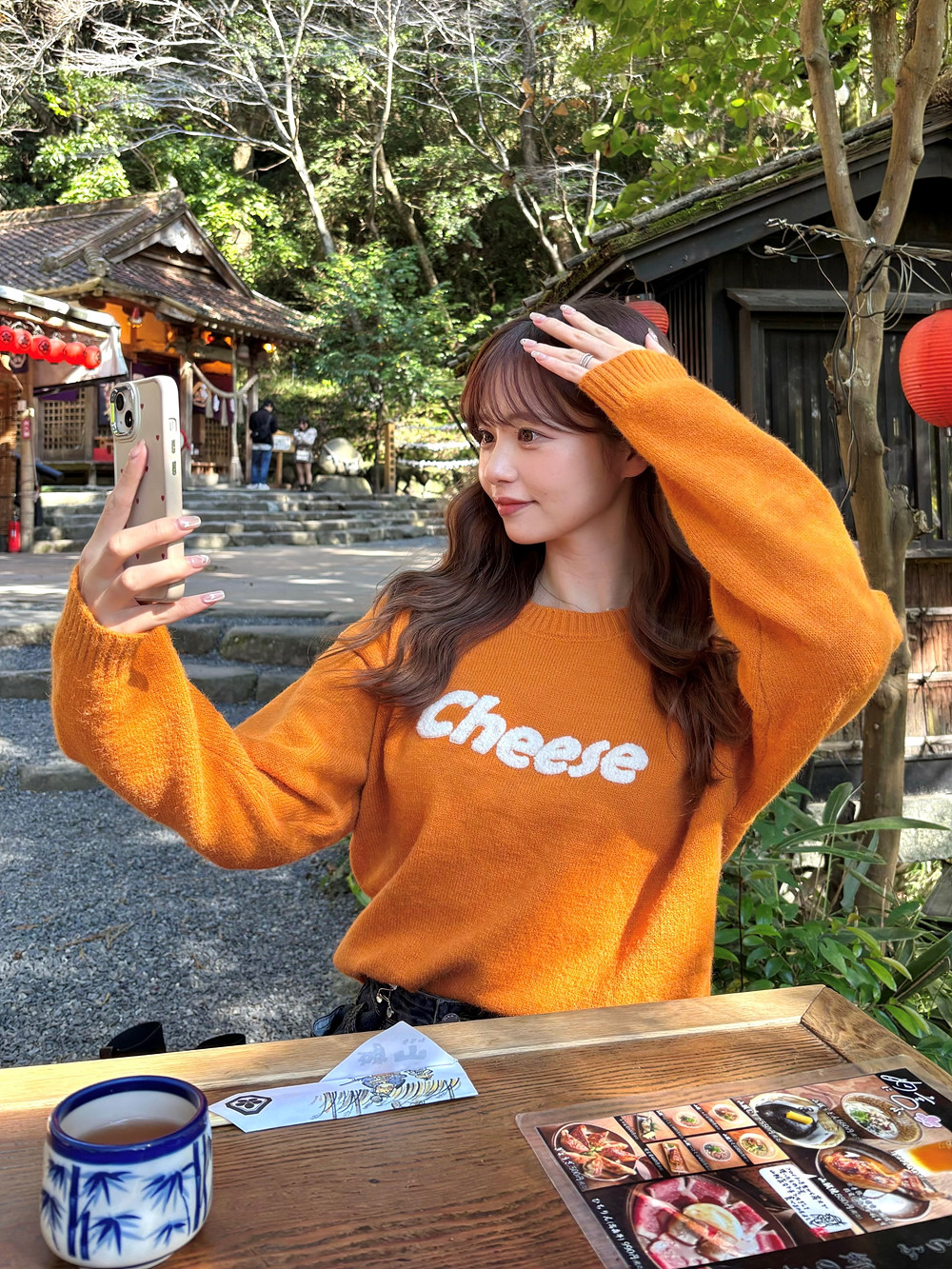 ラウンドネックCheeseロゴニット | 詳細画像12
