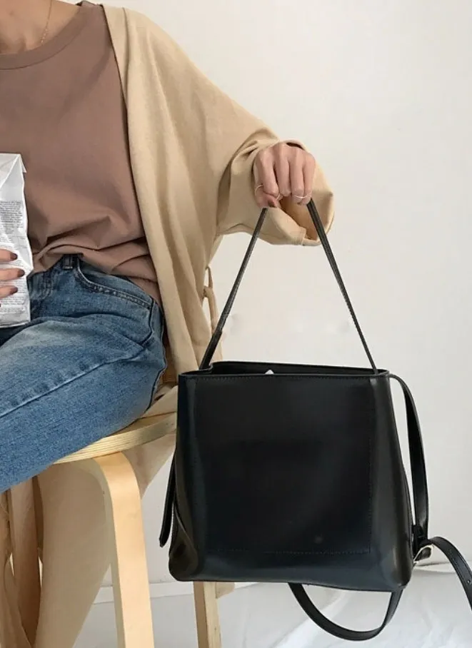 2WAYステッチスクエアバッグ | 詳細画像1