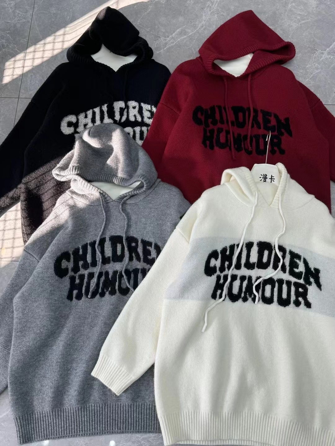 CHILDRENロゴドロストフードニット | 詳細画像7