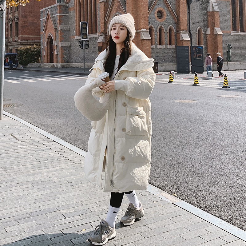 2WAYリブニットネックロング中綿ジャンパー | 詳細画像7