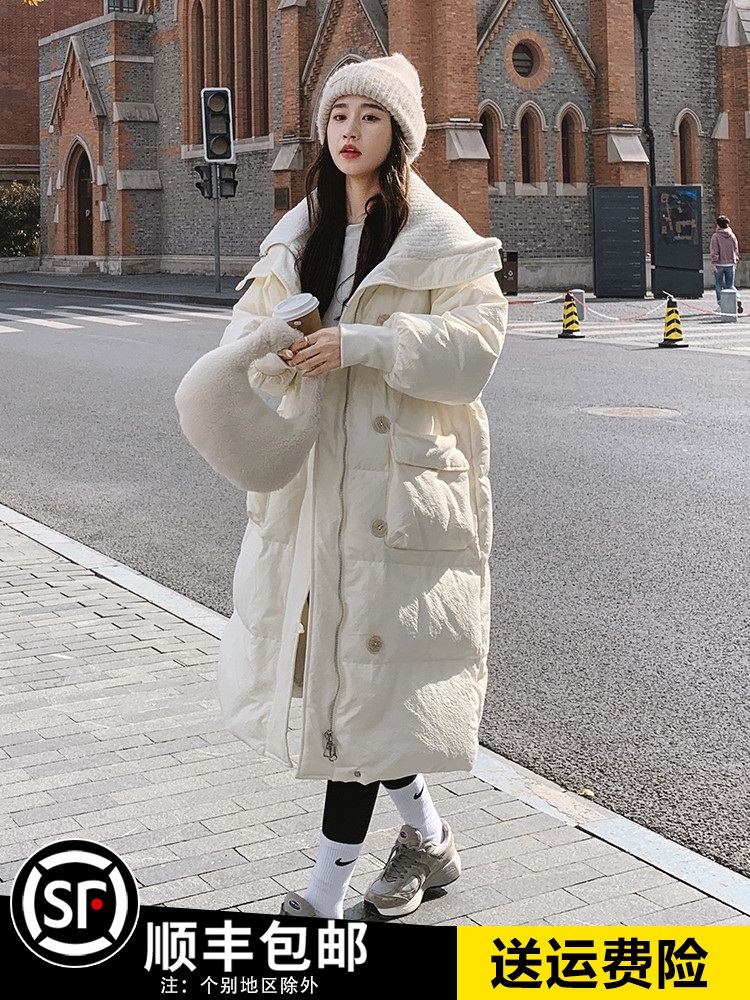 2WAYリブニットネックロング中綿ジャンパー | 詳細画像9