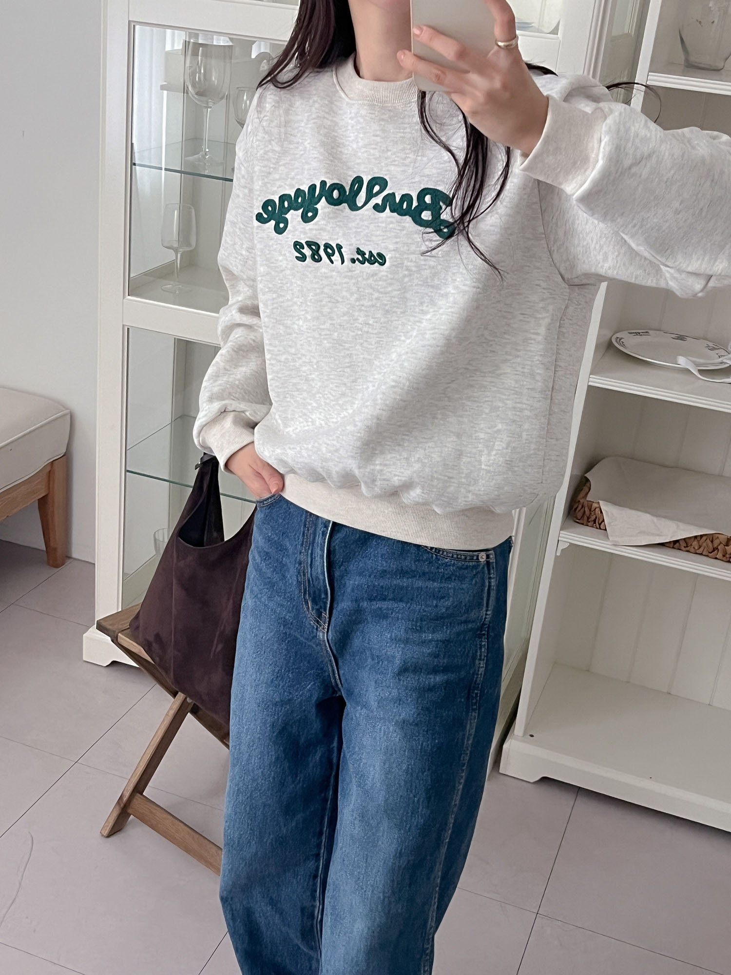 VOYAGE 刺繍ロゴ ジップアップスウェット 裏起毛Voyage刺繍ロゴスウェット | レディースファッション通販 - DHOLIC