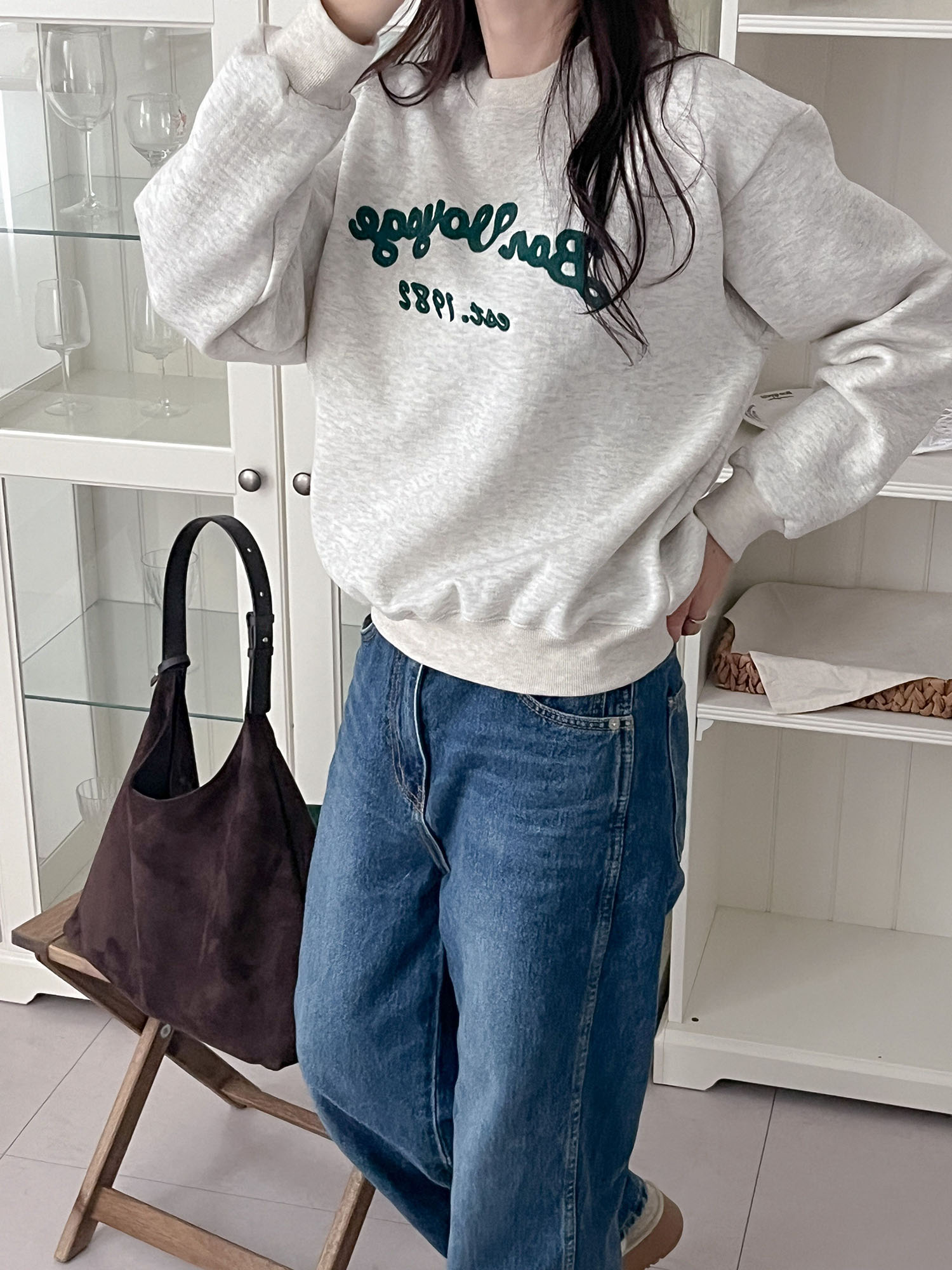 裏起毛Voyage刺繍ロゴスウェット | レディースファッション通販 - DHOLIC
