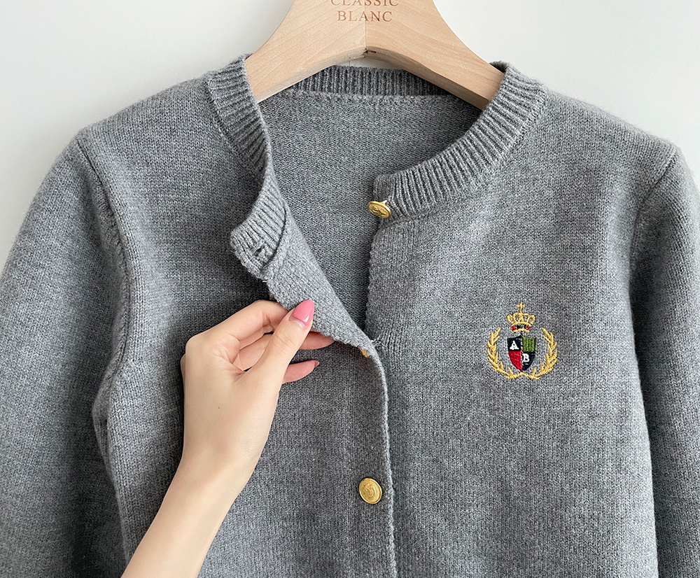 刺繍ロゴニットカーディガン&配色プリーツミニスカートSET | 詳細画像24