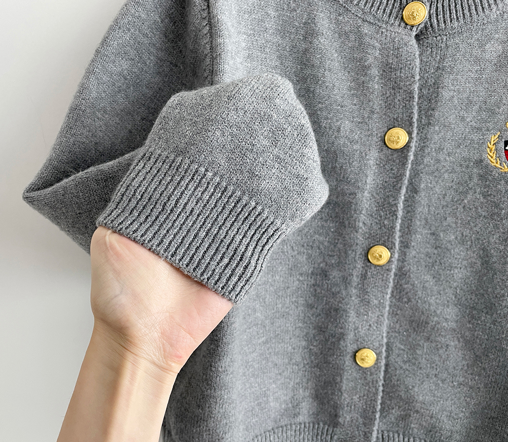刺繍ロゴニットカーディガン&配色プリーツミニスカートSET | 詳細画像26