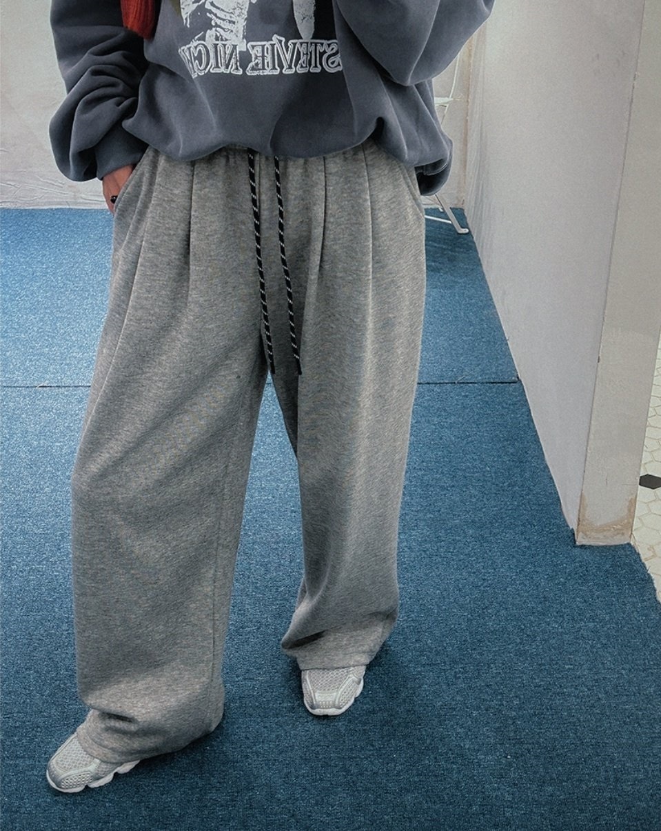 裏起毛パターンドロストスウェットパンツ | 詳細画像2