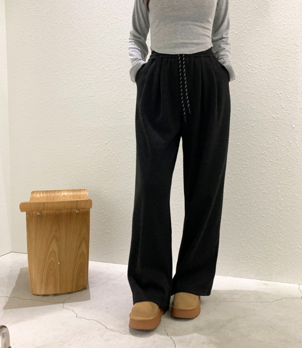 裏起毛パターンドロストスウェットパンツ | 詳細画像11
