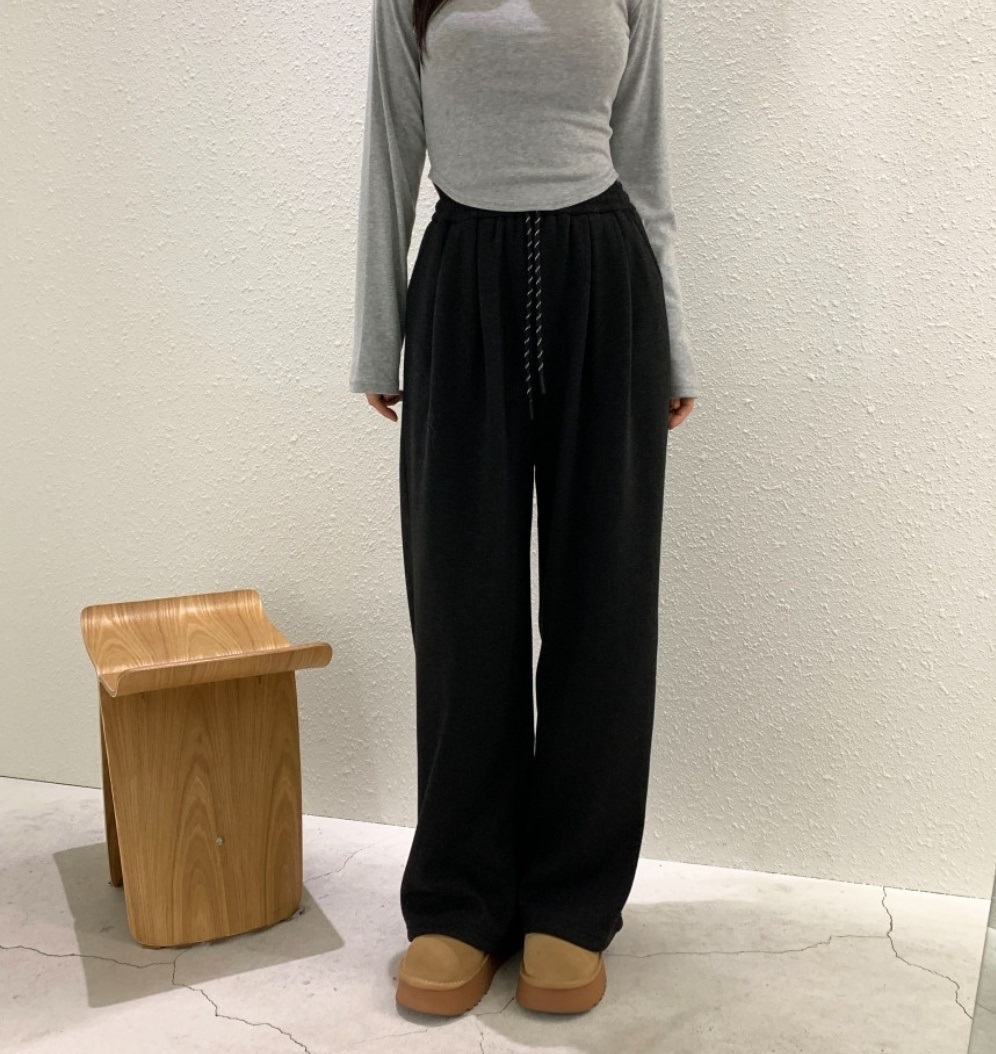 裏起毛パターンドロストスウェットパンツ | 詳細画像13