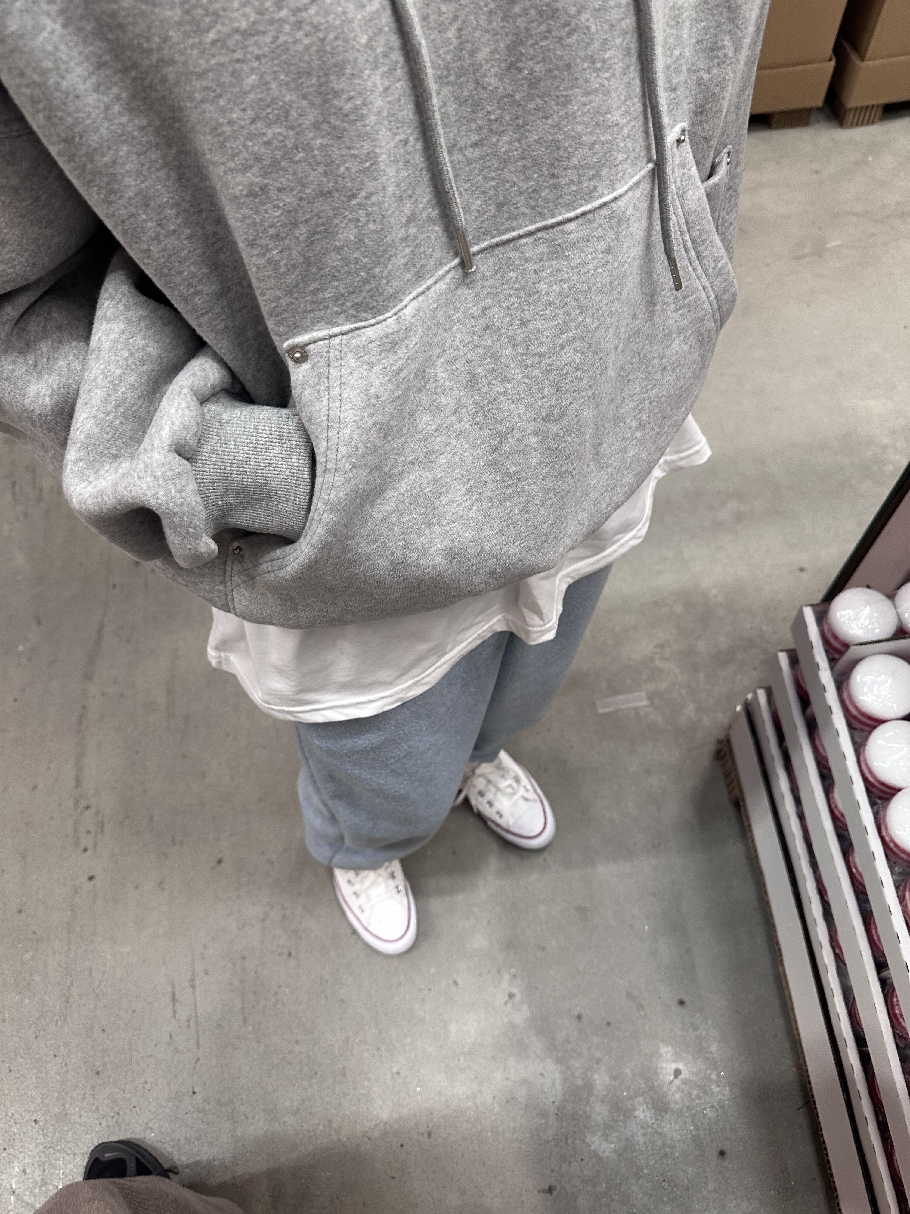 両起毛パッチドロストジョガーパンツ | 詳細画像2