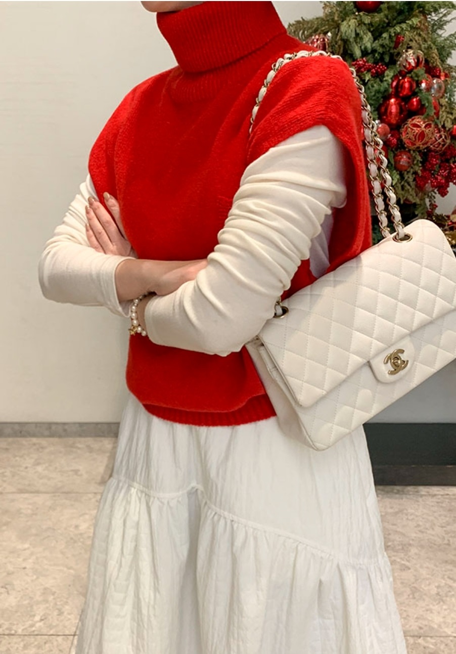 ウール混タートルポケットニットベスト | 詳細画像2