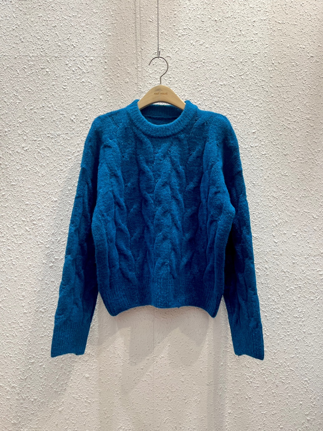 ラウンドネックケーブルニット | 詳細画像11