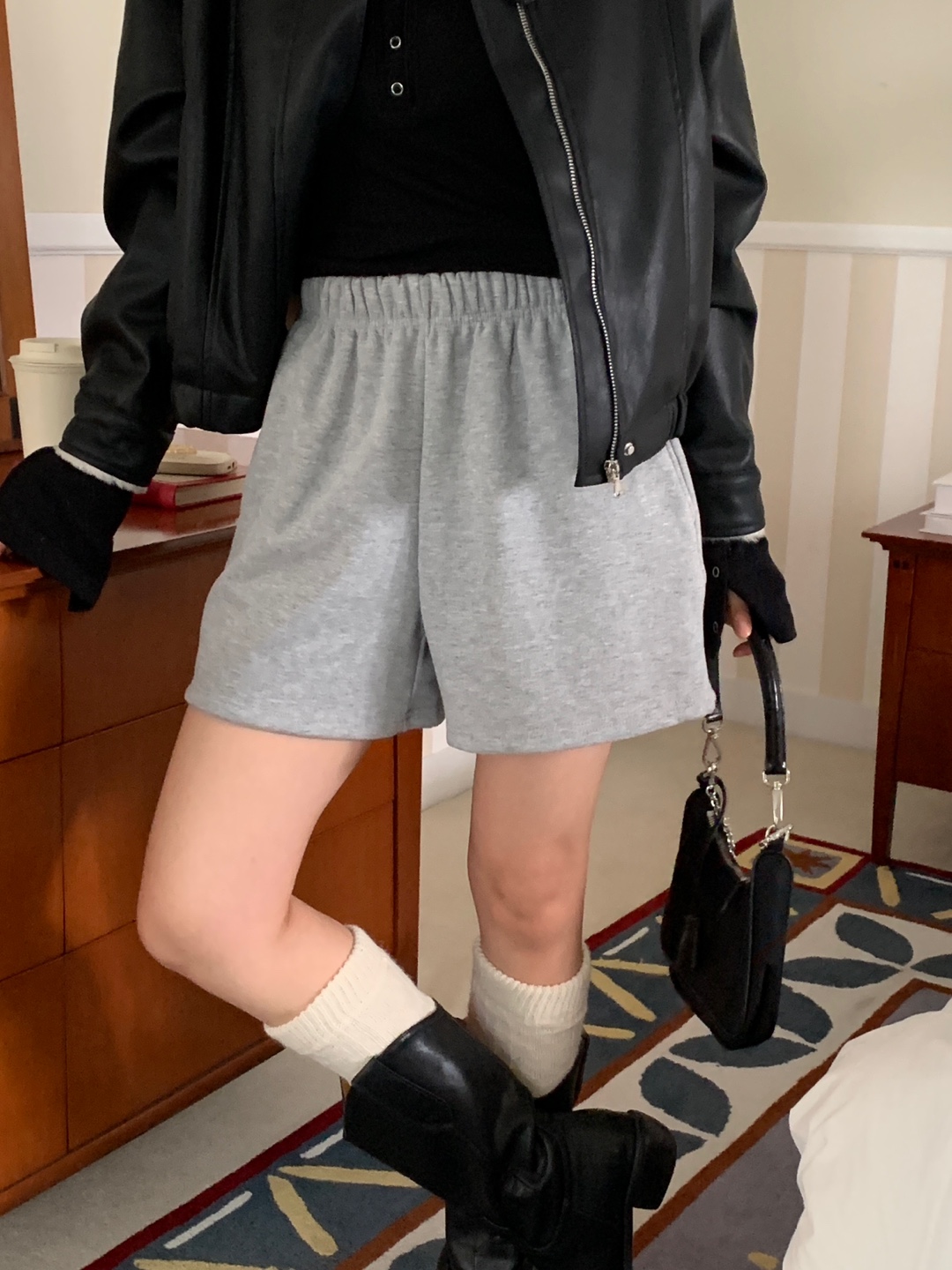 エコファー裏地スウェットショートパンツ | 詳細画像13