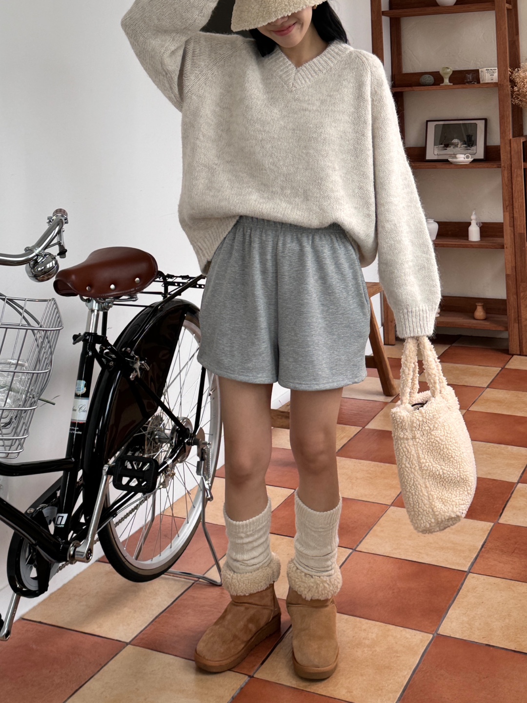 エコファー裏地スウェットショートパンツ | 詳細画像10