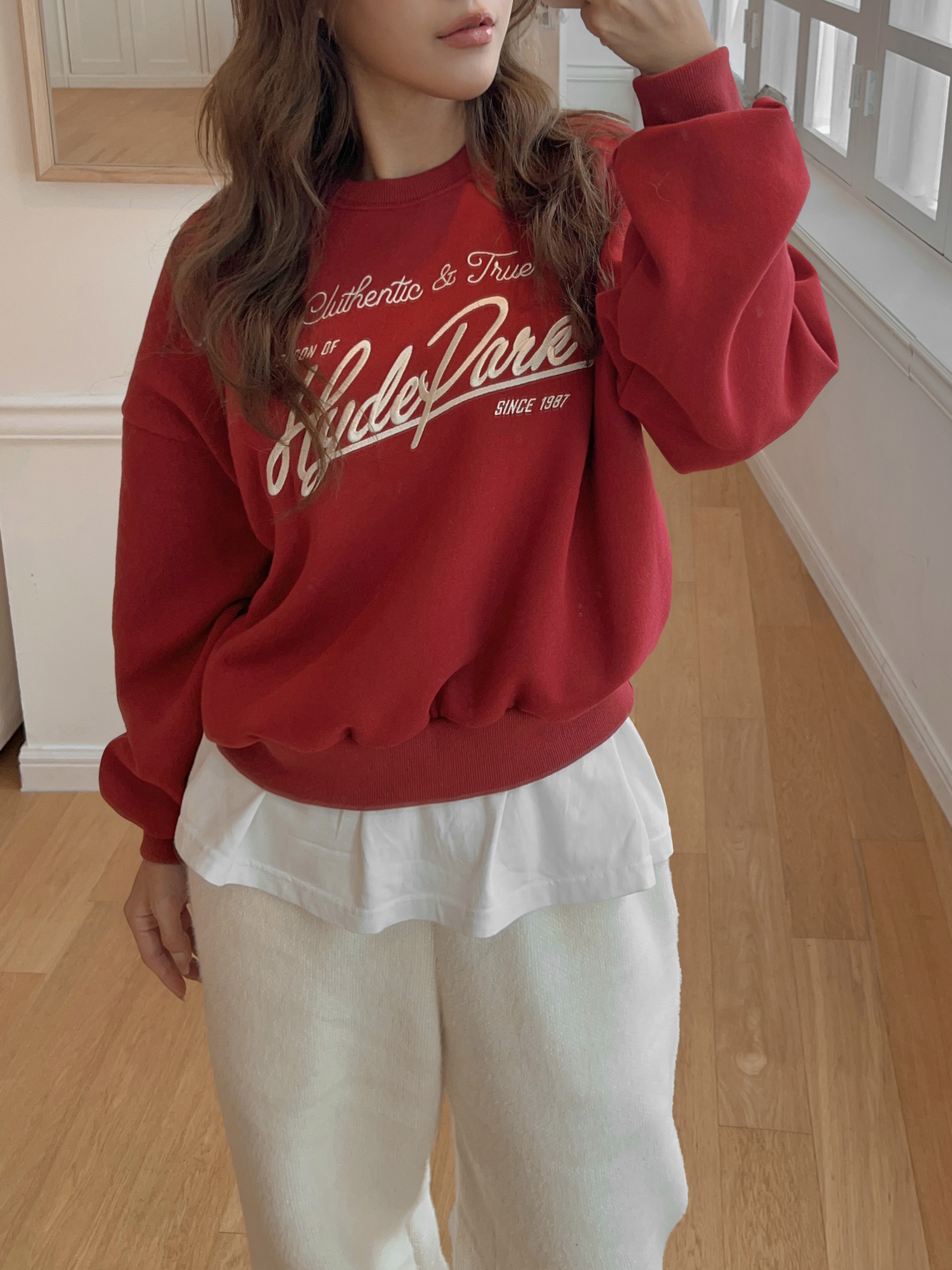 裏起毛Hyde刺繍ロゴスウェット | レディースファッション通販 - DHOLIC