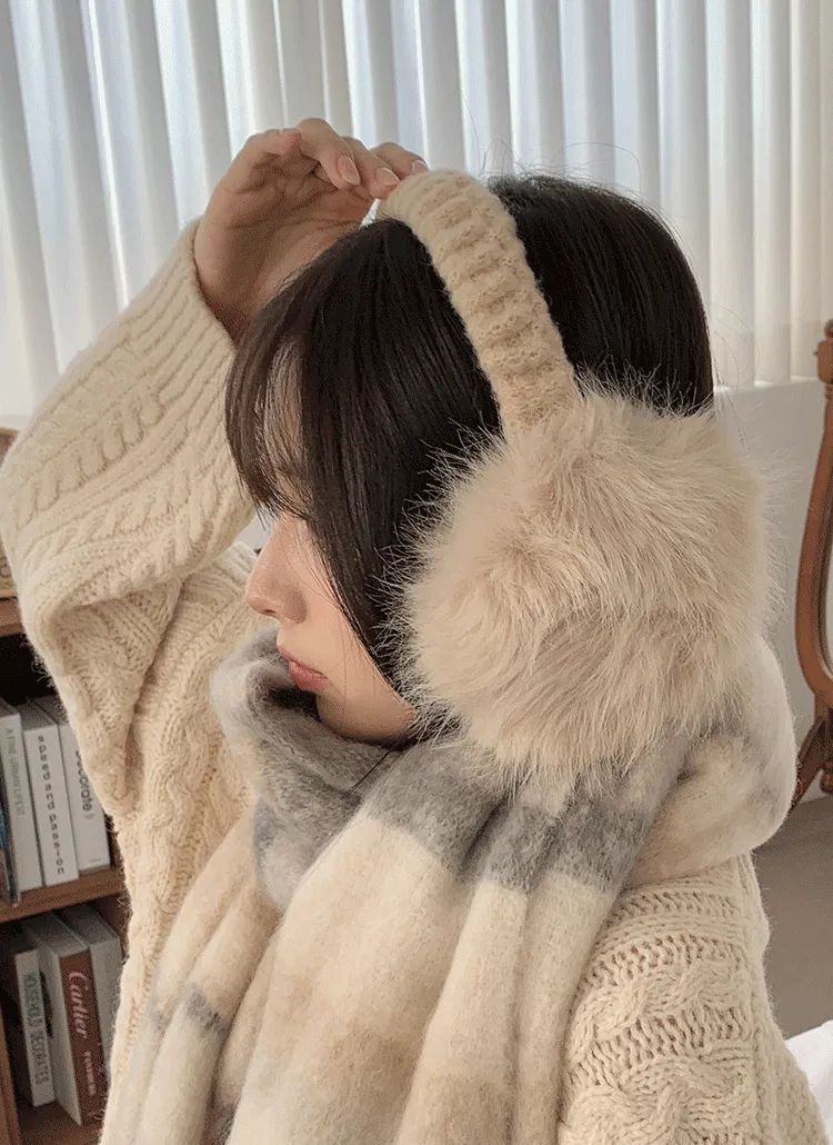 配色エコファーコンパクトイヤーマフ | soo&soo | 詳細画像1