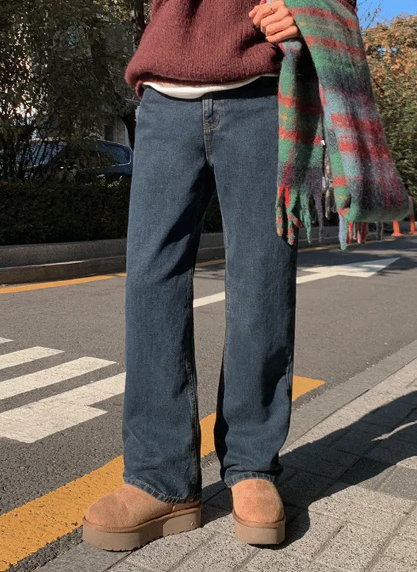ルーズストレートデニムパンツ | crushj | 詳細画像1