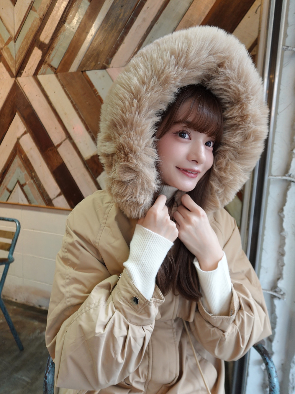 DHOLIC ドロストエコファーフード中綿ジャンパー 1874818_24683342_k6.jpg?f=webp