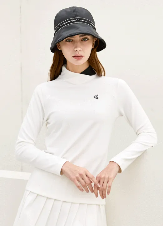 裏起毛配色クロスハーフネックTシャツ | styleonme | 詳細画像1