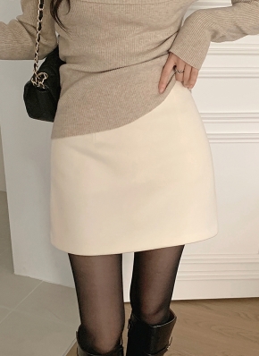 パンツ裏地ミックスチェックプリーツミニスカート | レディース