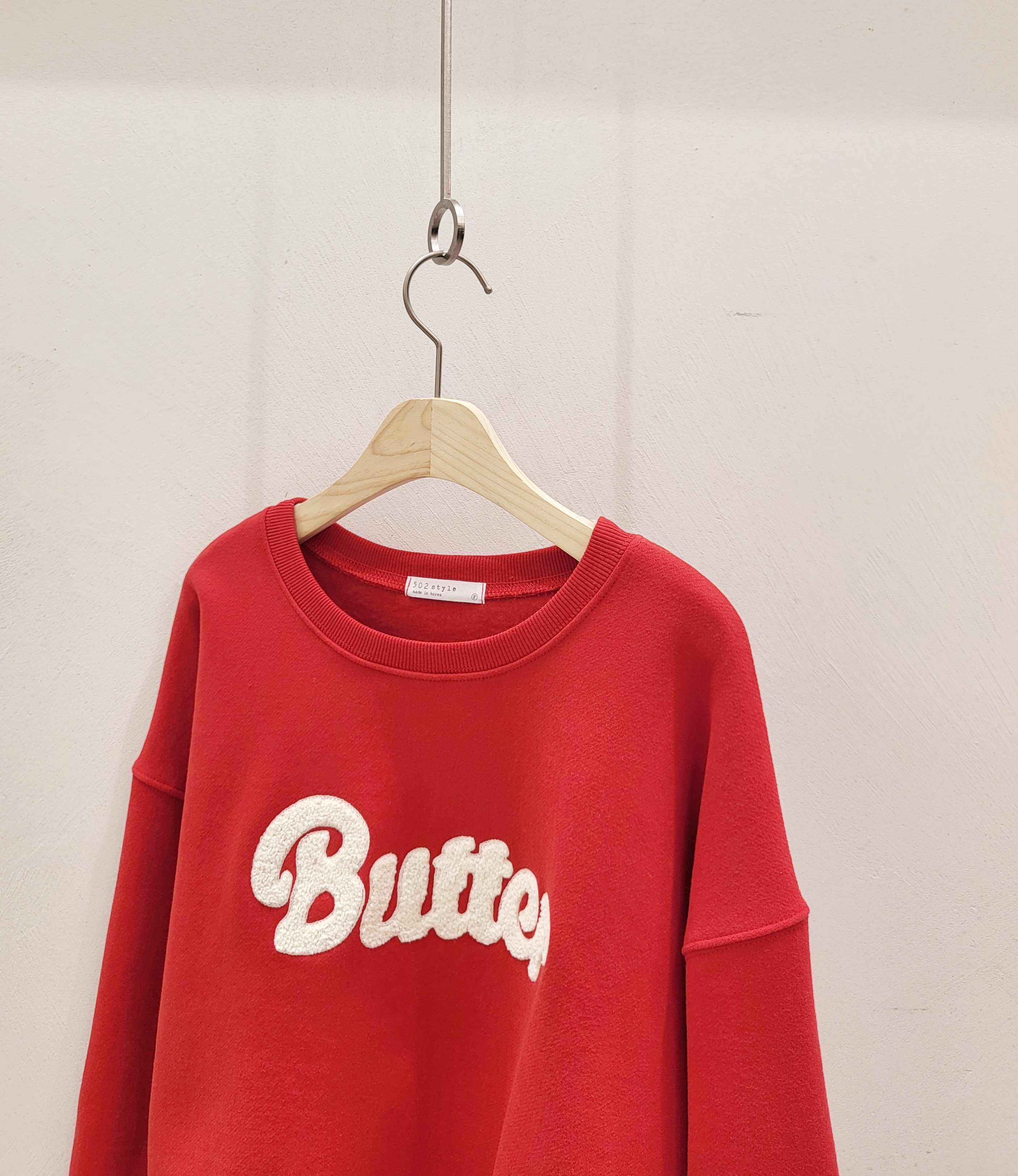 裏起毛Butter配色ブークレロゴスウェット | 詳細画像17