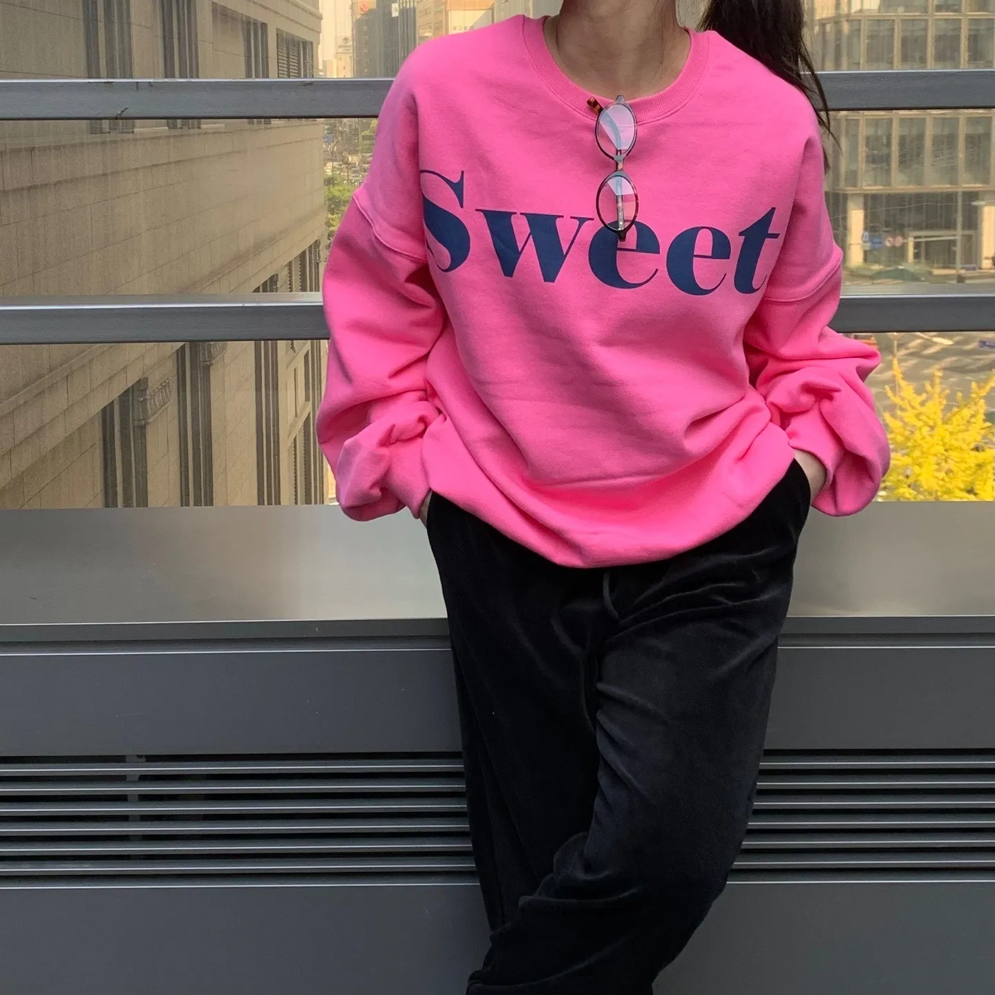 裏起毛Sweet!ロゴルーズスウェット | 詳細画像1