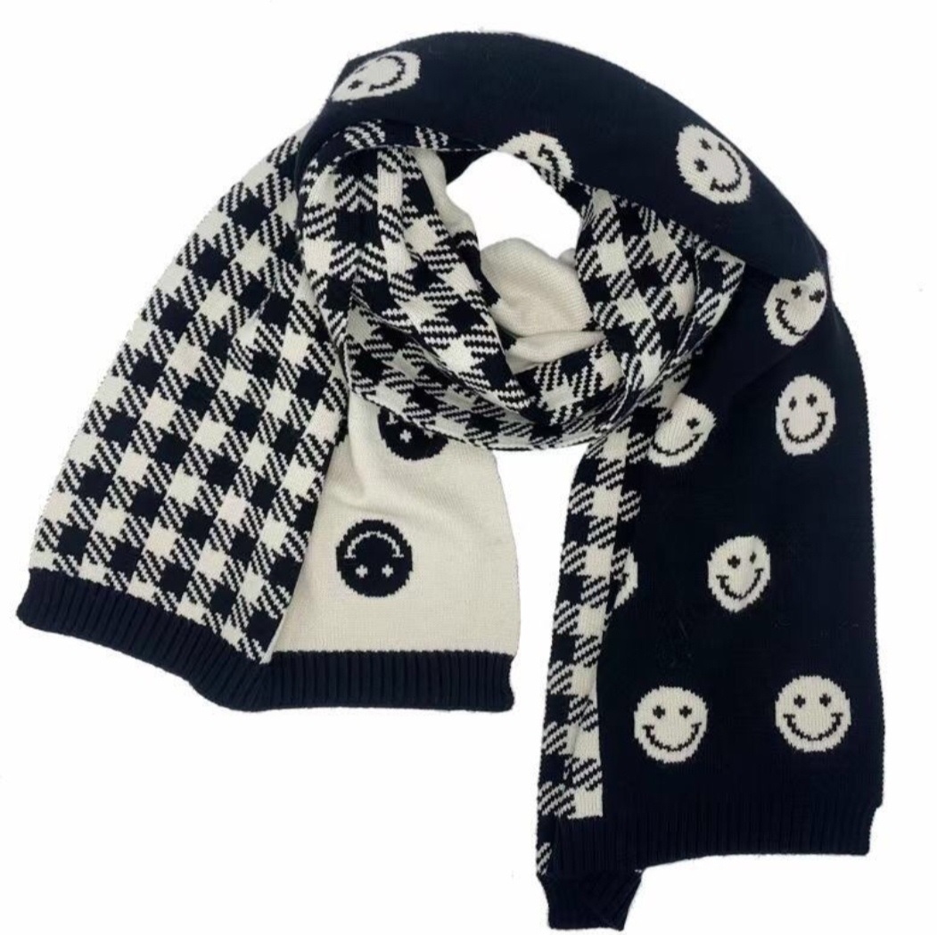 スマイルチェックニットマフラー | 詳細画像6